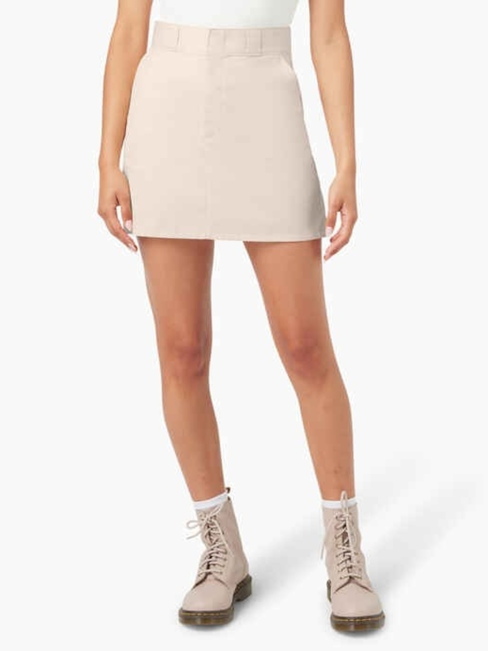 Dickies Cream Mini Skirt
